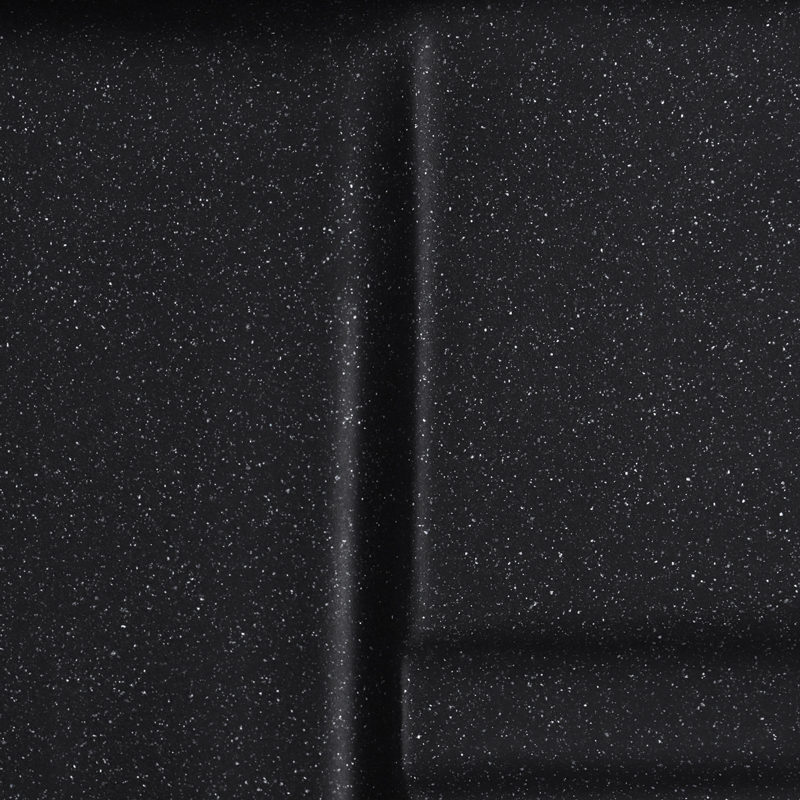 Кухонна мийка врізне з граніту прямокутне Haiba HB8210-G226 Black 620x500x200 (HB0983) колір Чорний