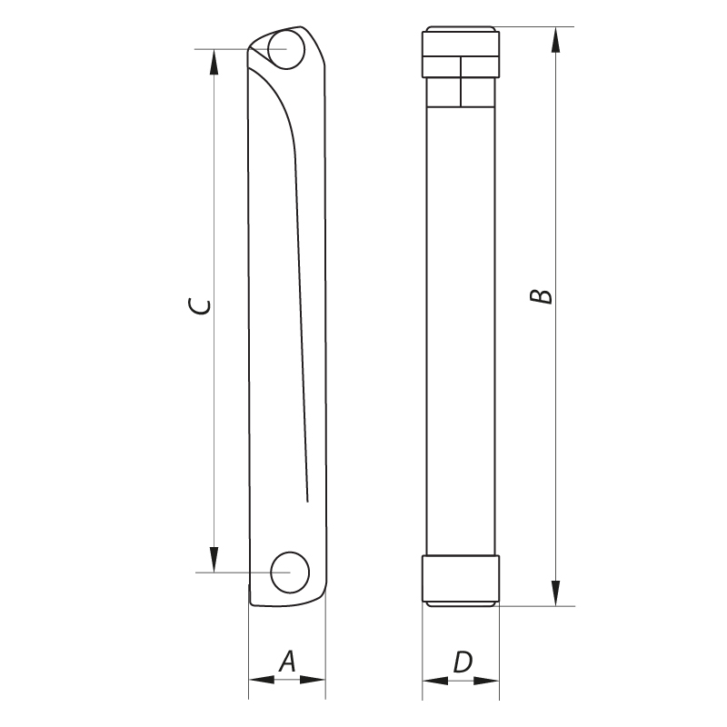 Радиатор секционный Koer Extreme 100 Bimetal-500 (KR2752)