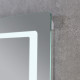 Дзеркало Mixxus Style MR03-90x70 (годинник, LED-підсвічування, антизапотівання) (MI6007)