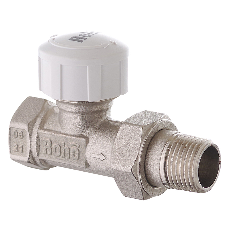 Кран радиаторный термостатический Roho R5160-050 - 1/2" (М30х1,5) прямой (RO0124)