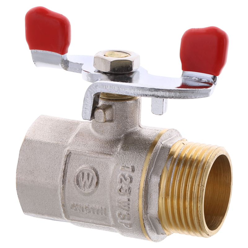Кран шаровый Waterpro 3/4" ГШБ (стальная бабочка) (WP2908)