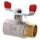 Кран шаровый Waterpro 3/4" ГШБ (стальная бабочка) (WP2908)