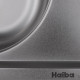 Кухонна мийка врізна з нержавіючої сталі прямокутна Haiba 80x49 Подвійна (Satin) (HB0652) колір Сталевий