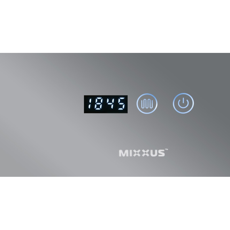Дзеркало Mixxus Hard MR06-50x80 (годинник, LED-підсвічування, антизапотівання) (MI6011)