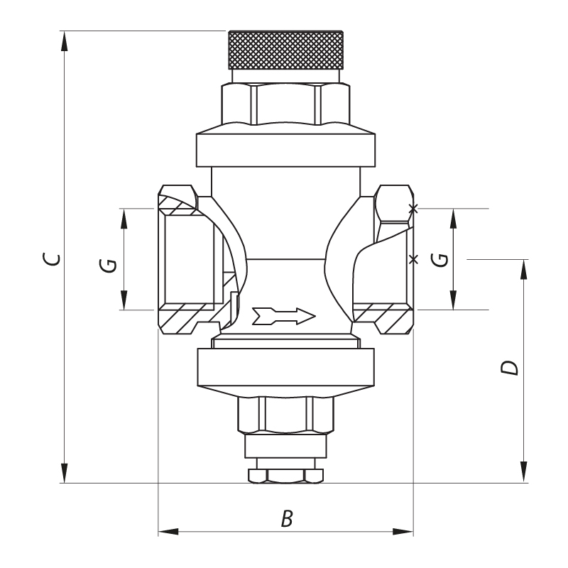 Редуктор давления Koer KR.1252 3/4” (KR2664)