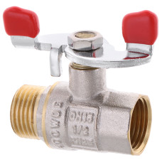 Кран шаровый Waterpro 1/2" ГШБ (стальная бабочка) (WP2907)