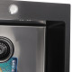Кухонна мийка врізна з нержавіючої сталі прямокутна Mixxus MX5843-200x1.0-PVD (MX0576) колір Чорний