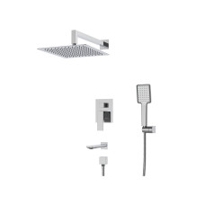 Встраиваемая душевая система со смесителем Koer KB-64010-01 (Цвет хром) (KR3492)