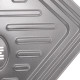 Кухонна мийка врізна з нержавіючої сталі трапецієподібна Haiba 95x50 (Satin) (HB0656) колір Сталевий