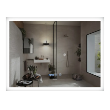 Дзеркало Mixxus Flat MR04-100x60 (годинник, LED-підсвічування, антизапотівання) (MI6008)