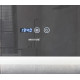 Дзеркало Mixxus Flat MR04-100x60 (годинник, LED-підсвічування, антизапотівання) (MI6008)