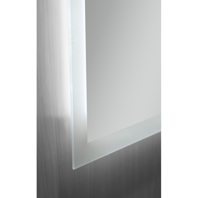 Дзеркало Mixxus Flat MR04-100x60 (годинник, LED-підсвічування, антизапотівання) (MI6008)