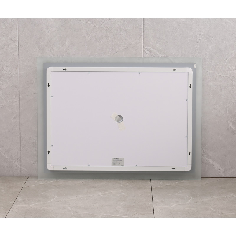 Дзеркало Mixxus Flat MR04-100x60 (годинник, LED-підсвічування, антизапотівання) (MI6008)