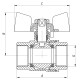 Кран шаровый FERRO PL 3/4" ГГБ art. 602 (латунный шар) (FE0557)