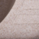 Кухонна мийка врізне з граніту овальне Haiba HB8311-G319 sand 570x450x180 (HB0981) колір Пісочний