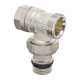 Комплект для подключения радиатора Koer SET-14 - 1/2"x3/4" (угловой) с термоголовкой НН (KR3178)