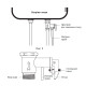 Водонагреватель "Плоский" Mixxus EWH-03050 Flat Wet накопитель. 50 л, мокр.тен 2 kW (WH0014)