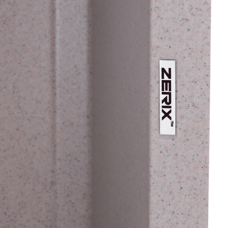 Кухонна мийка з граніту прямокутна Zerix ZS-7950S-07 (ZX4582) колір Мармуровий