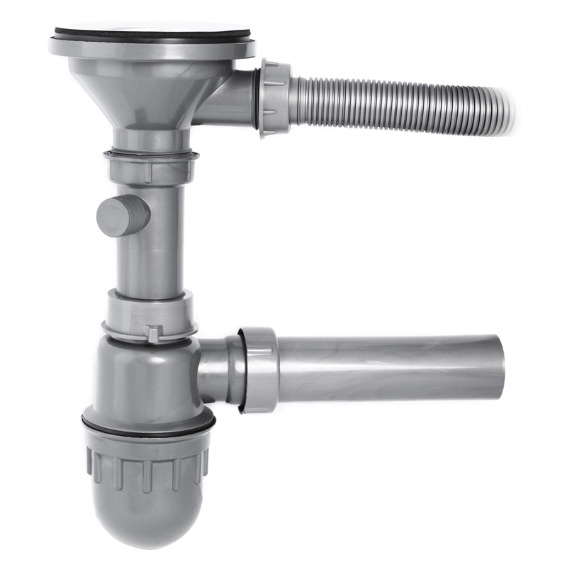 Кухонна мийка врізна з граніту овальна Haiba HB8311-G228 Gray 570x450x180 (HB0980) колір Сірий