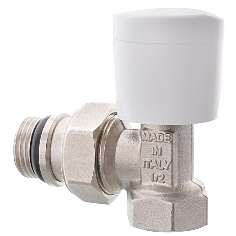 Кран радиаторный Roho R5551-050 - 1/2" угловой (антипротечка) (RO0129)