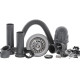 Кухонна мийка прямокутна з граніту Haiba HB8104-G226 Black 780x500x200 (HB0987) колір Чорний