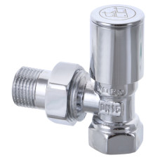 Кран для полотенцесушителя угловой Koer KR.531 - 1/2" (Продается по 2 шт.) (KR3073)