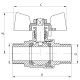 Кран шаровый Koer 1" ШШБ (KR.219) (KR0159)