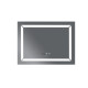 Дзеркало Mixxus Light MR01-80x60 (годинник, LED-підсвічування, антизапотівання) (MI5998)