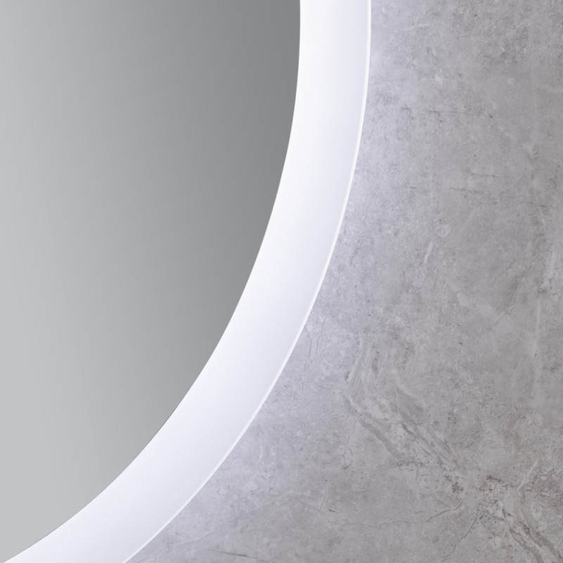 Дзеркало Mixxus Plain MC10-60 (годинник, LED-підсвічування, антизапотівання) (MI6013)