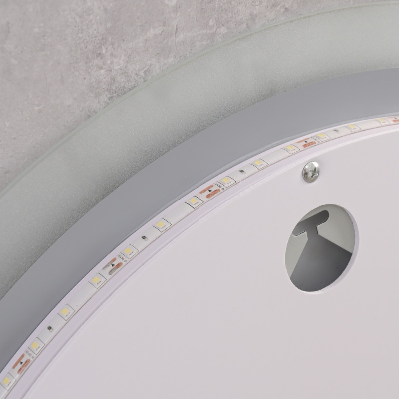 Дзеркало Mixxus Plain MC10-60 (годинник, LED-підсвічування, антизапотівання) (MI6013)