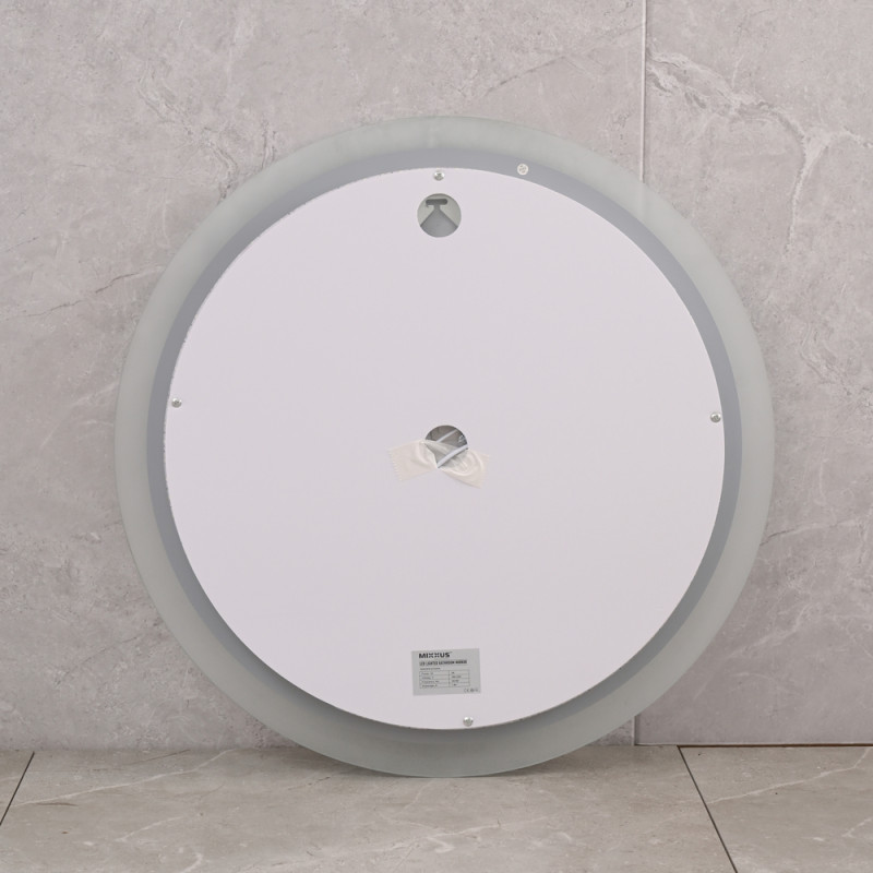 Дзеркало Mixxus Plain MC10-60 (годинник, LED-підсвічування, антизапотівання) (MI6013)