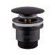 Донный клапан для умывальника Koer PW-01-05 1 1/4'' (кнопка) (Черный) (KR3403)