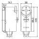 Термостат механический накладной Koer KR.1351 (0…+90*C) (KP2776)